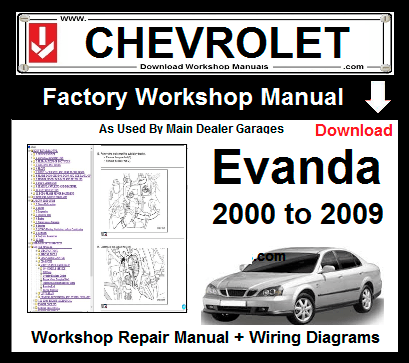 Chevrolet Evanda Workshop Service Repair Manual Download
